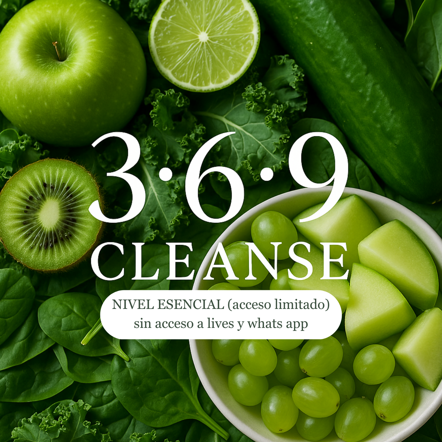 3:6:9 Cleanse — Medical Medium inspired (elige tu plan esencial o PLUS/VIP)