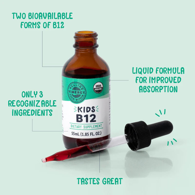 B12 liquida orgánica para niños