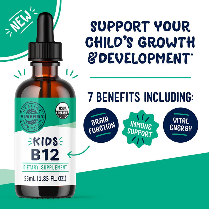 B12 liquida orgánica para niños