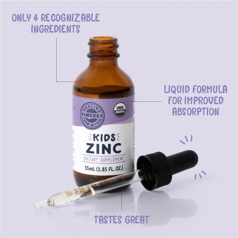 Zinc Líquido Orgánico para niños