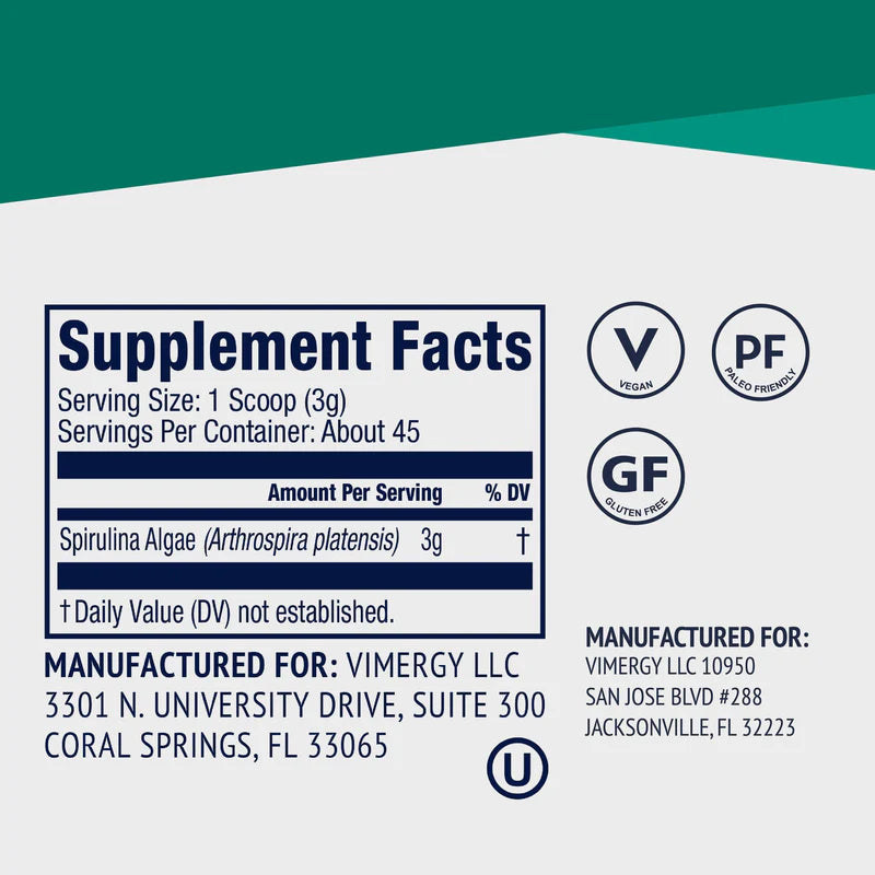 Spirulina Orgánica 135 gramos